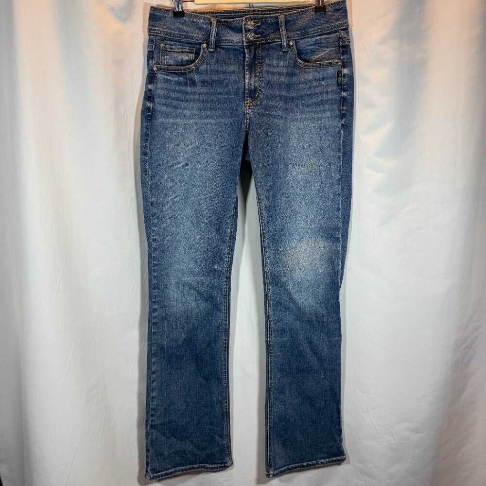 Silver Jeans Co. – Suki Mid Rise Bootcut w/double button fly – W32 L33 (Sz 12) - Picture 2 of 8